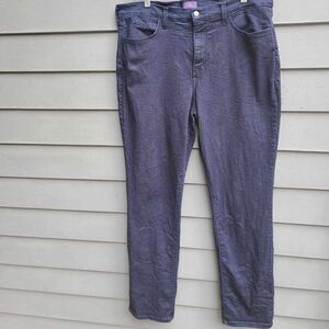 NYDJ Straight Jeans size 14 with Lift Tuck Technology